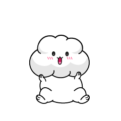 驚く小ちゃな雲