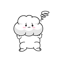 困る小ちゃな雲