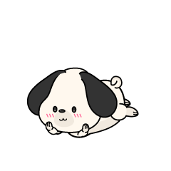 じっと見る小ちゃな垂れ耳の白い犬