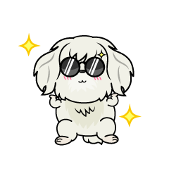 かっこいい小ちゃな白いマルチーズ