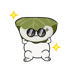 かっこいい小ちゃな柏餅