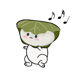 踊る小ちゃな柏餅