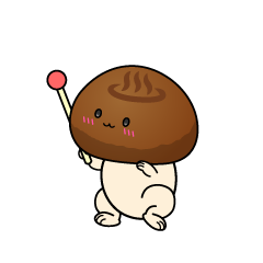 説明する小ちゃな温泉まんじゅう