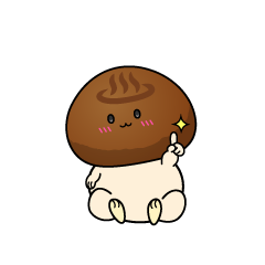 指差しする小ちゃな温泉まんじゅう