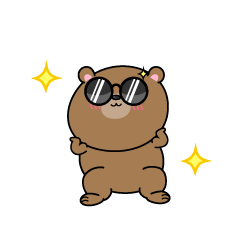 かっこいい小グマ