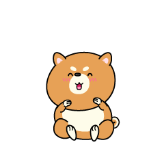 笑顔の小ちゃな柴犬