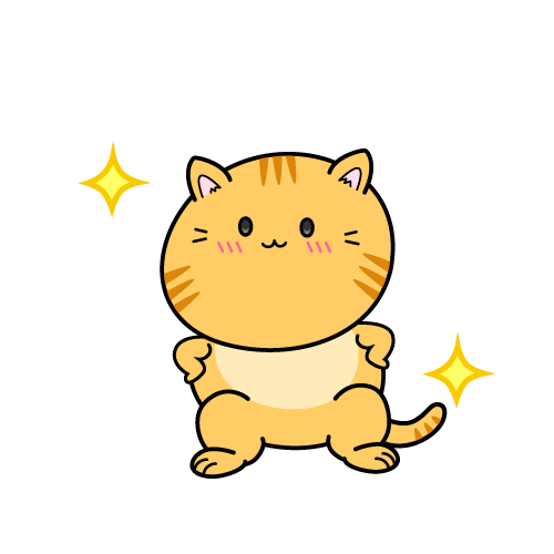 自信満々な小ちゃな茶トラ猫