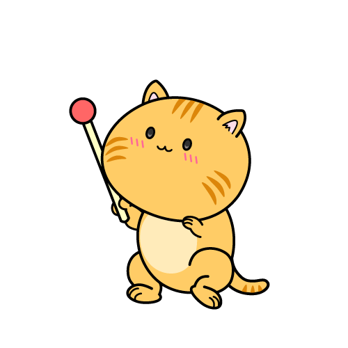 説明する小ちゃな茶トラ猫