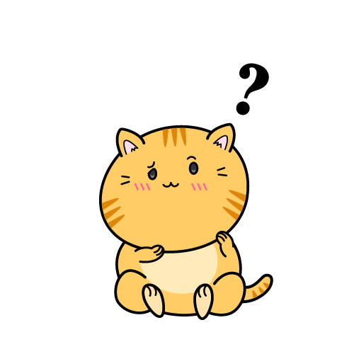 考える小ちゃな茶トラ猫