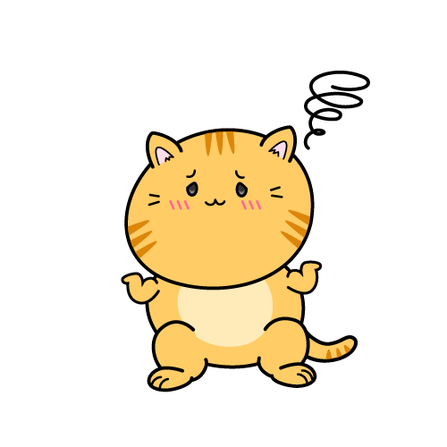 困る小ちゃな茶トラ猫