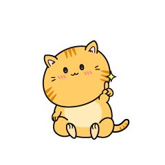 指差しする小ちゃな茶トラ猫