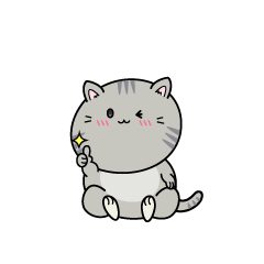 いいねする小ちゃなサバトラ猫