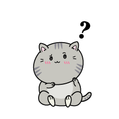 考える小ちゃなサバトラ猫