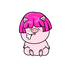 リラックスする小ちゃなブタダンサー（Risa）