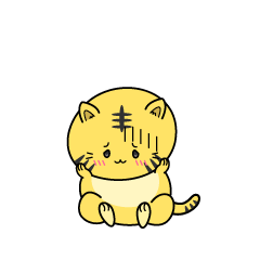 絶望する小ちゃなトラ