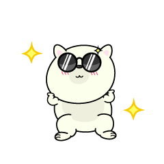 かっこいい小ちゃなシロクマ