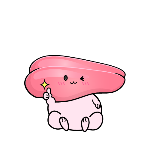 いいねする小ちゃなたらこ