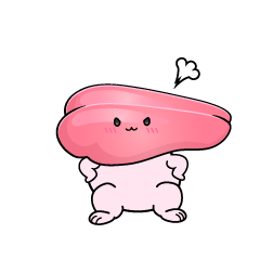 怒る小ちゃなたらこ