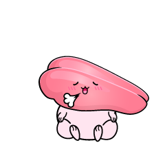 リラックスする小ちゃなたらこ