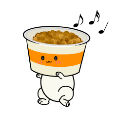 踊る小ちゃな納豆