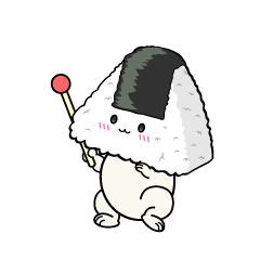 説明する小ちゃなおにぎり
