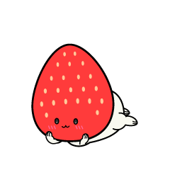 じっと見る小ちゃないちご大福