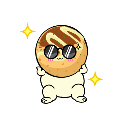 かっこいい小ちゃなたこ焼き