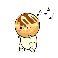 踊る小ちゃなたこ焼き