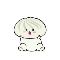 驚く小ちゃな肉まん