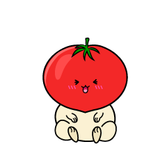 笑う小ちゃなトマト