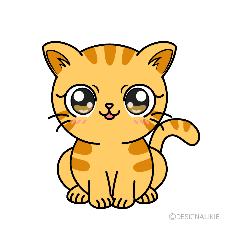 茶トラ猫ちゃんキャラクター