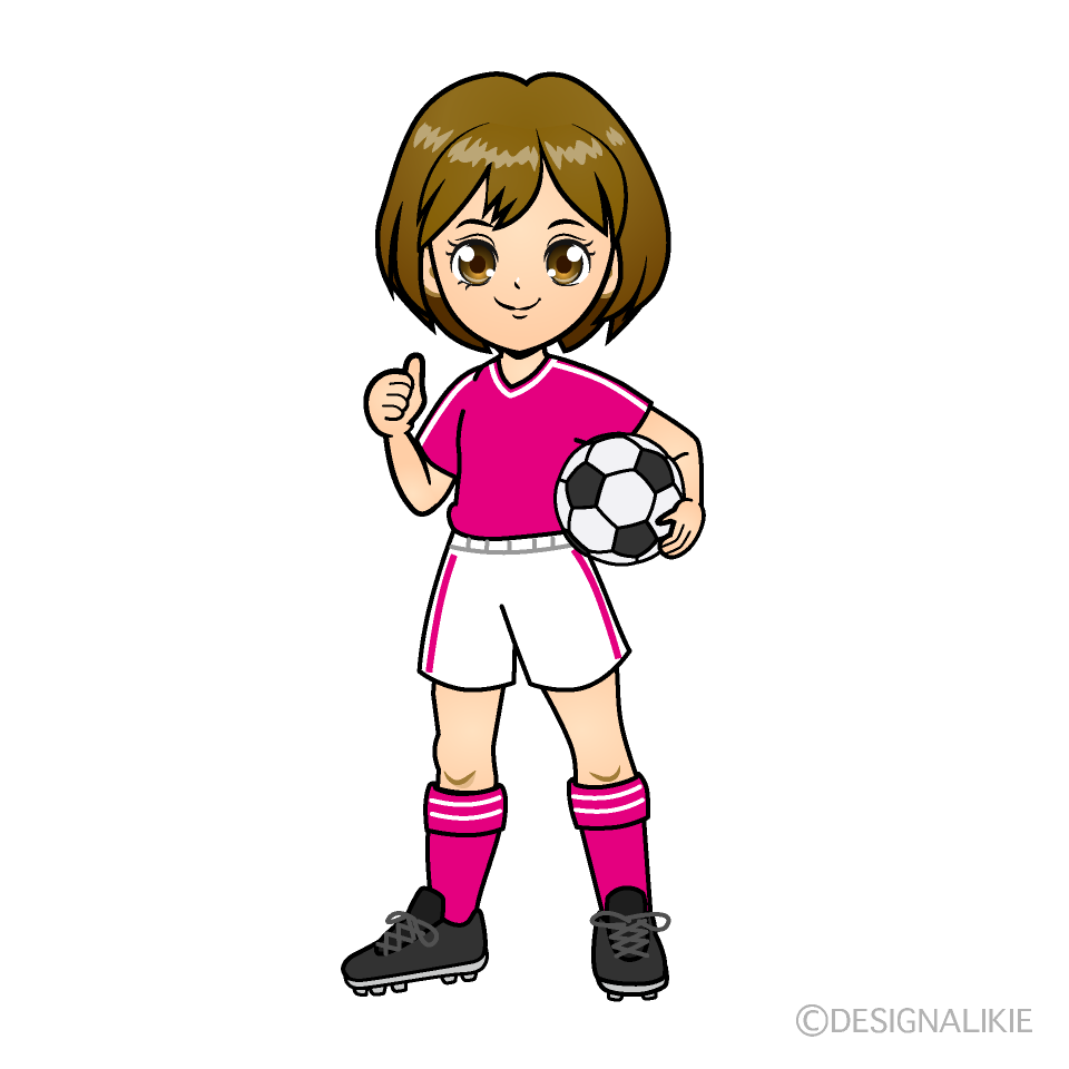 Soccer Girl Character