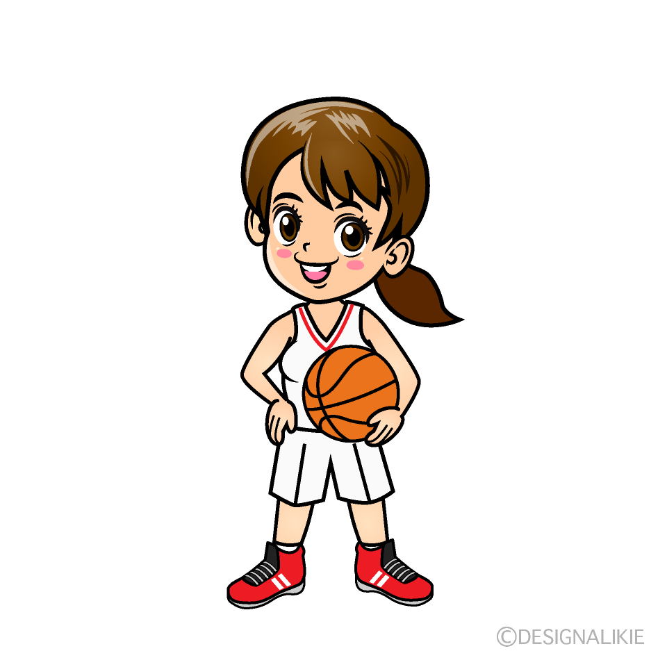 Cute Basketball Girl Character