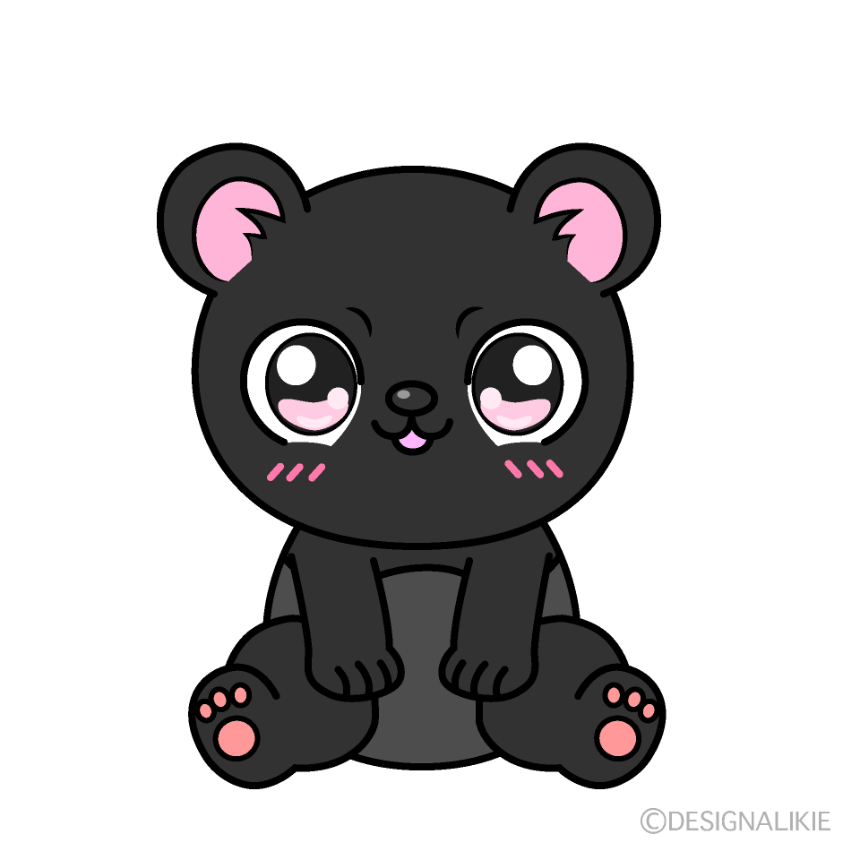 黒クマキャラクター