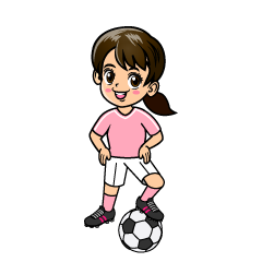 Cute Soccer Girl